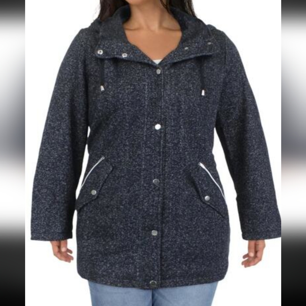 Avenue Dark Gray Utility Jacket - Picture 1 of 13